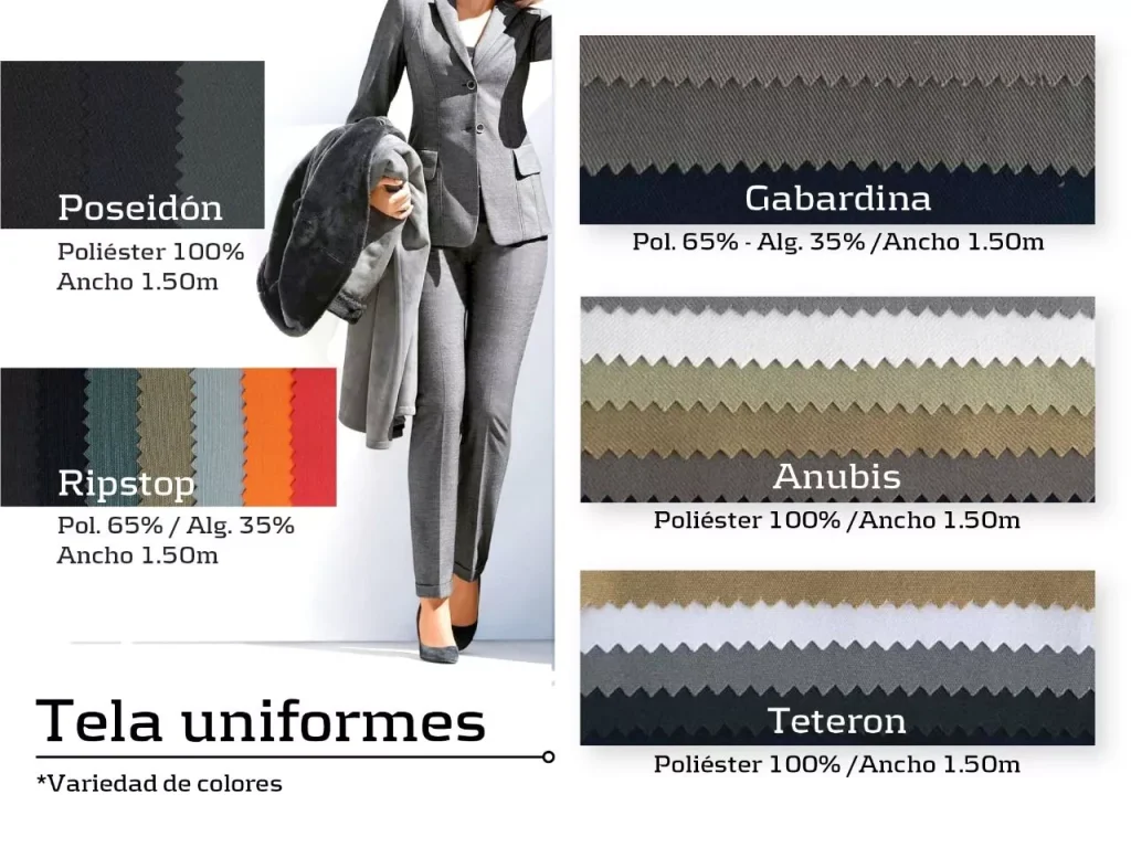 tela para uniformes